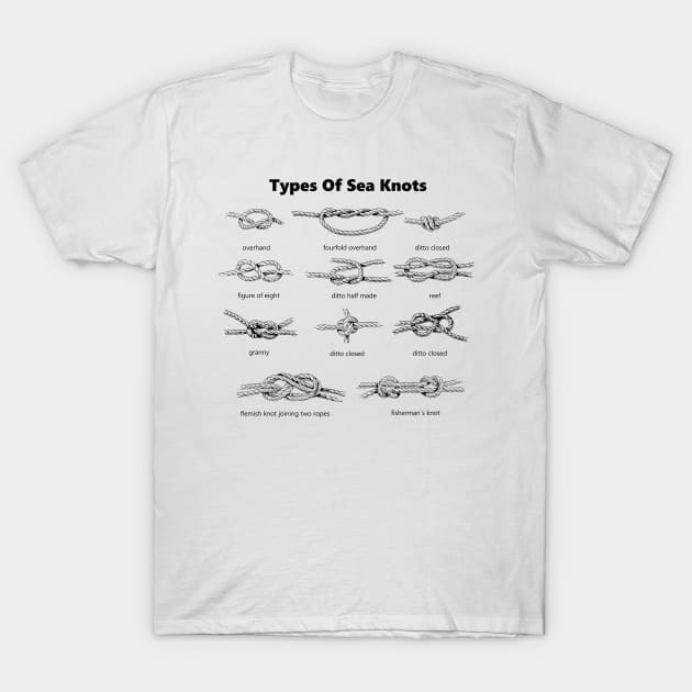 Types Of Sea knots T-Shirt by vender